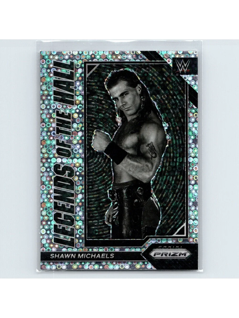 2023 Panini Prizm WWE Shawn Michaels #14 Legends of the Hall Under Card